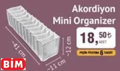 AKORDİYON MİNİ ORGANİZER AKORDİYON MİNİ ORGANİZER
